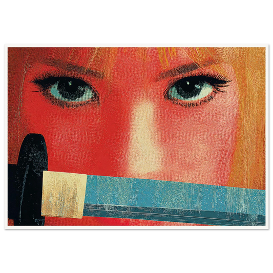 K!ll Bill - Framed Poster - 30x40 cm / 12x16″ - Black frame