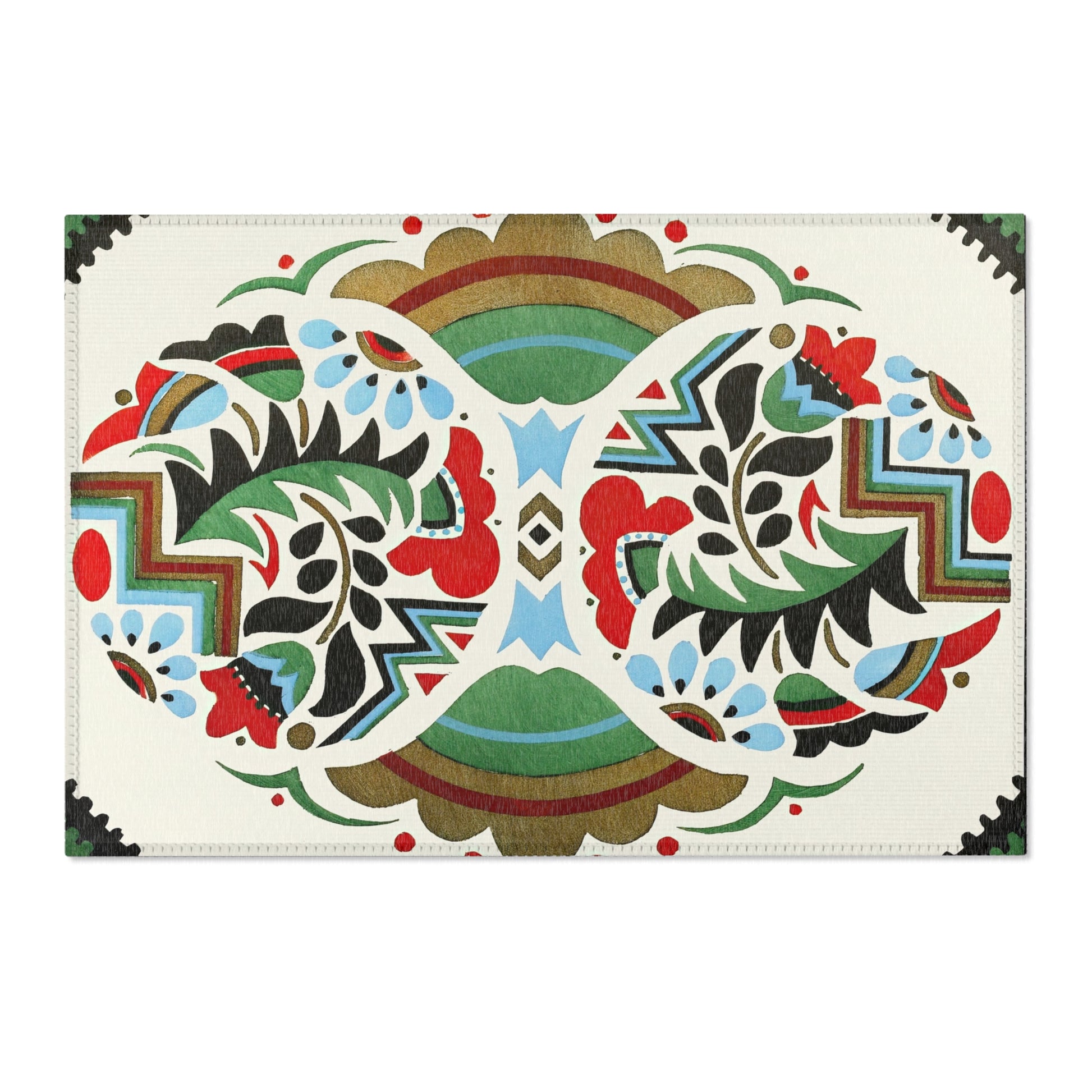 Kunstgewerbliche Schmuckformen fur die Flache Pl 19 (1920) Rug | Christian Stoll - - 36" × 24" - 