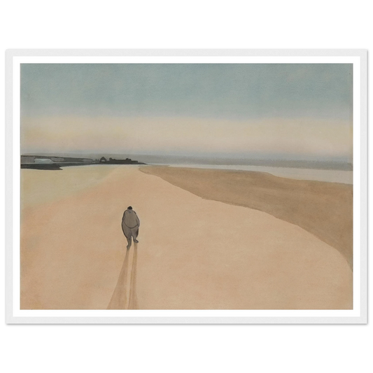 La Démocratie en marche (1908) Art Print | Leon Spilliaert - Framed Poster - 30x40 cm / 12x16″ - Black frame