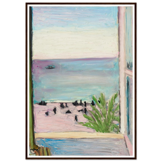 La fenêtre ouverte (1918) Art Print | Henri Matisse - Framed Poster - 30x40 cm / 12x16″ - Black frame