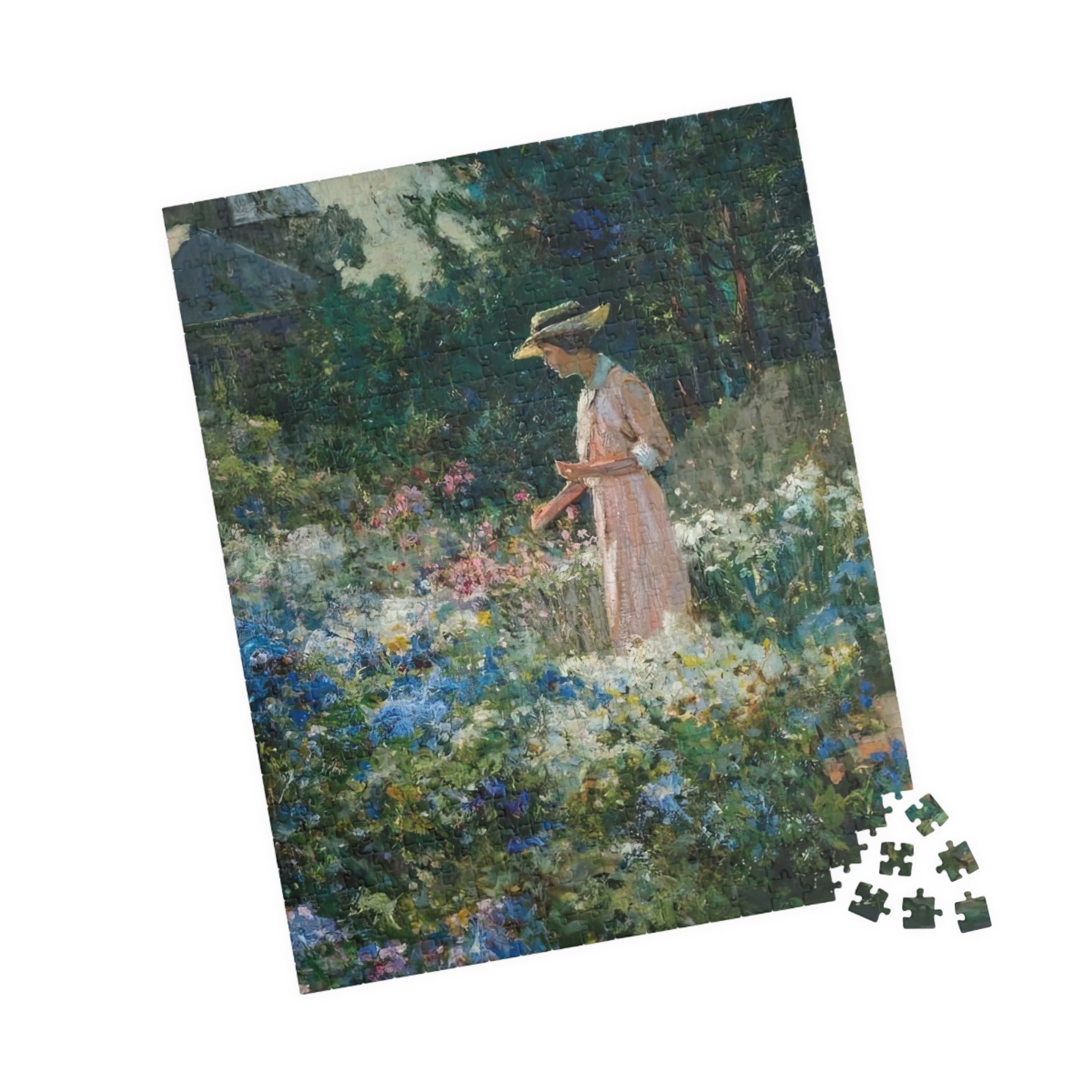 Lady in the Garden Puzzle | Abbott Fuller Graves - - 252 pcs (Vertical) - 