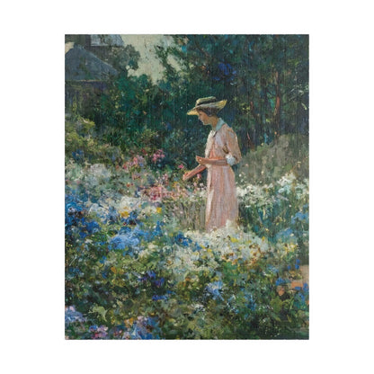 Lady in the Garden Puzzle | Abbott Fuller Graves - - 252 pcs (Vertical) - 