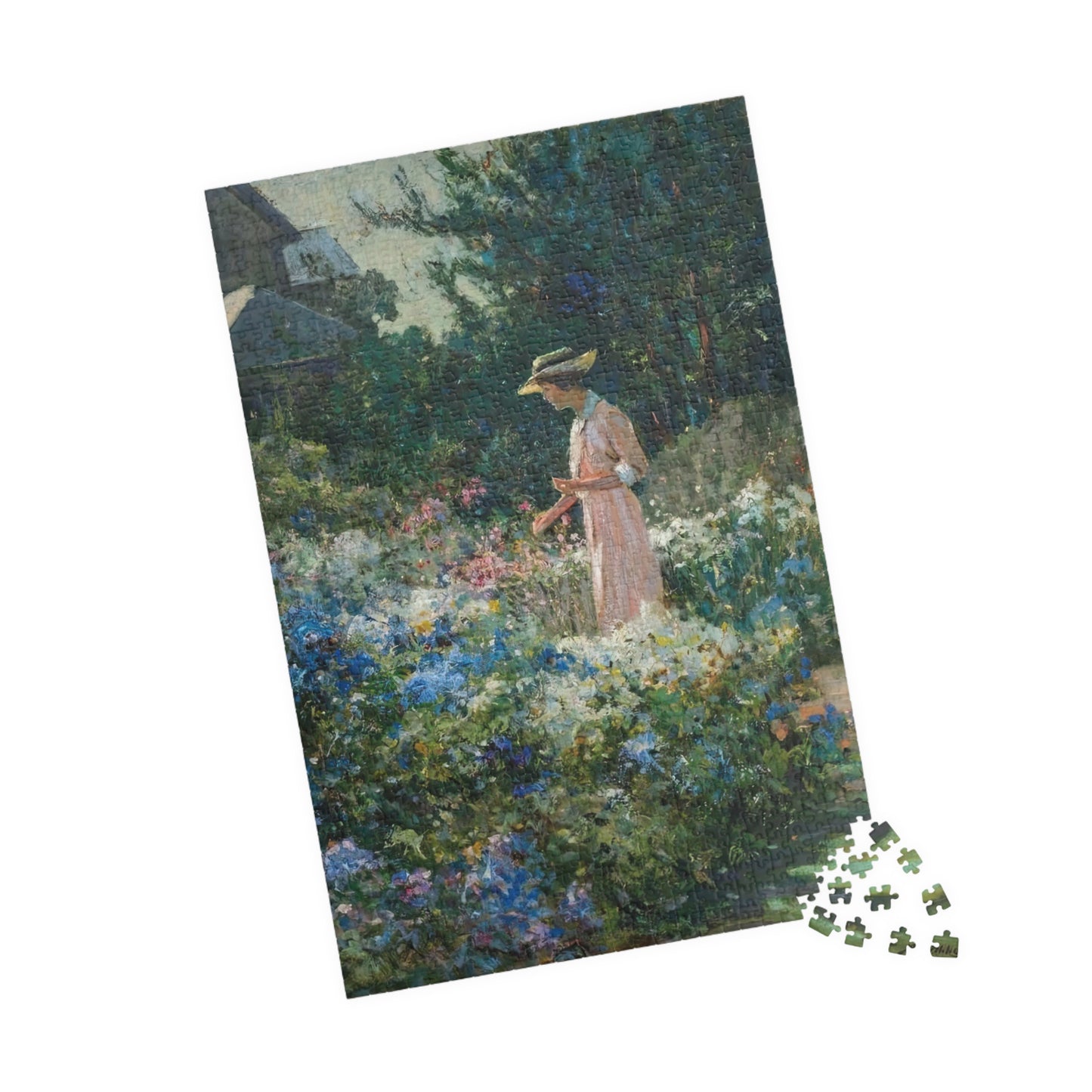 Lady in the Garden Puzzle | Abbott Fuller Graves - - 252 pcs (Vertical) - 