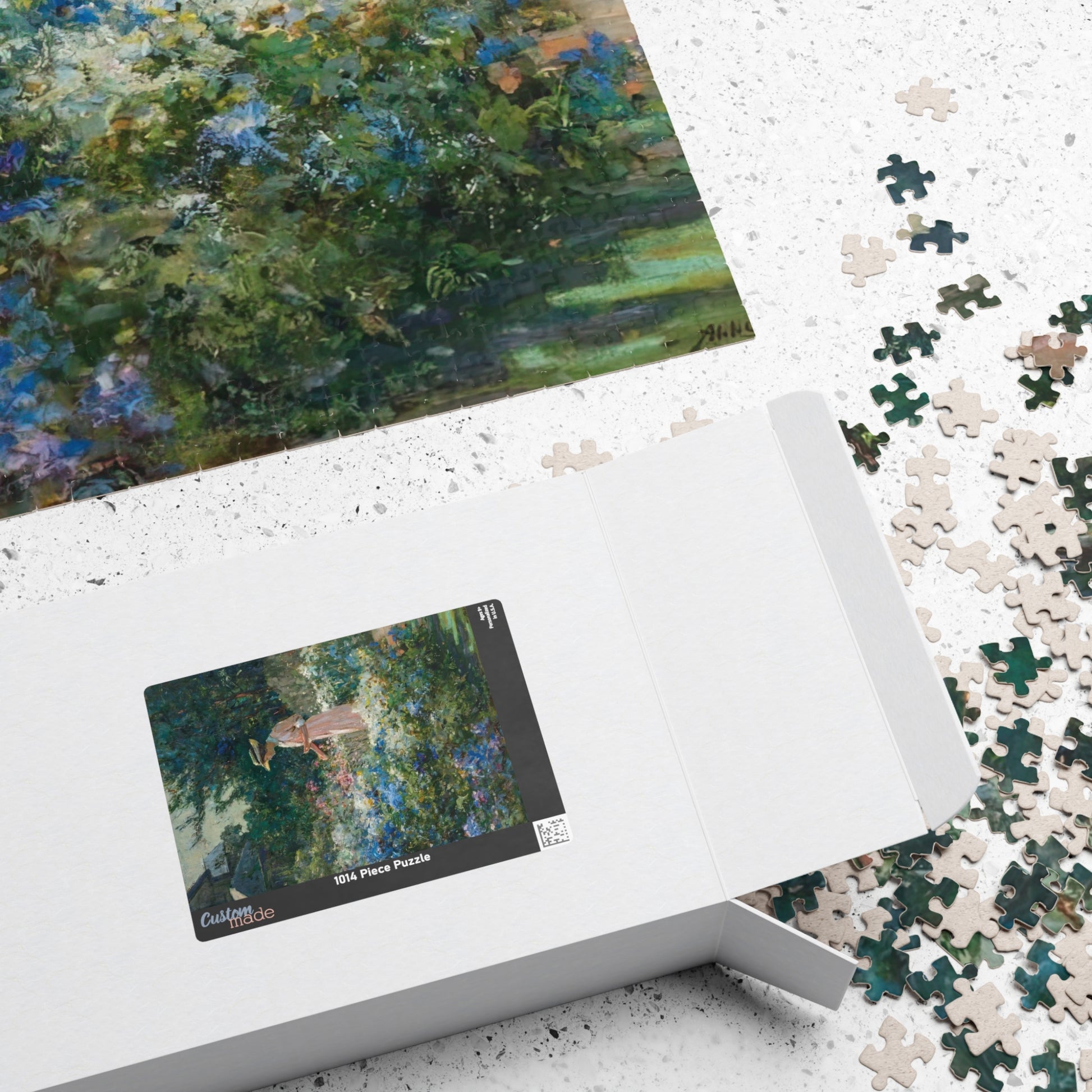 Lady in the Garden Puzzle | Abbott Fuller Graves - - 252 pcs (Vertical) - 