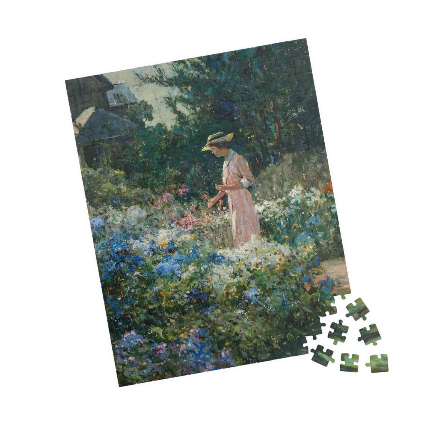 Lady in the Garden Puzzle | Abbott Fuller Graves - - 252 pcs (Vertical) - 