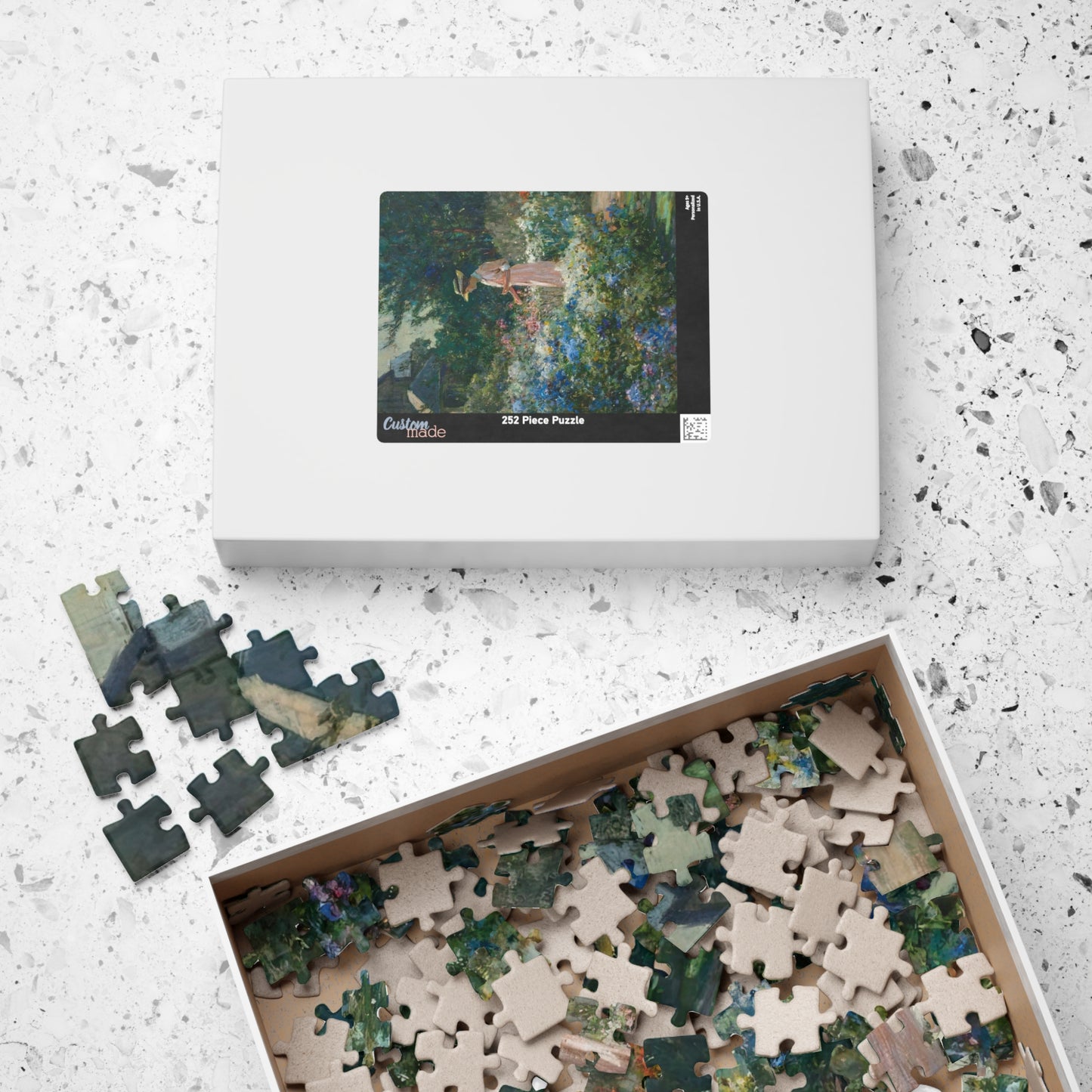 Lady in the Garden Puzzle | Abbott Fuller Graves - - 252 pcs (Vertical) - 