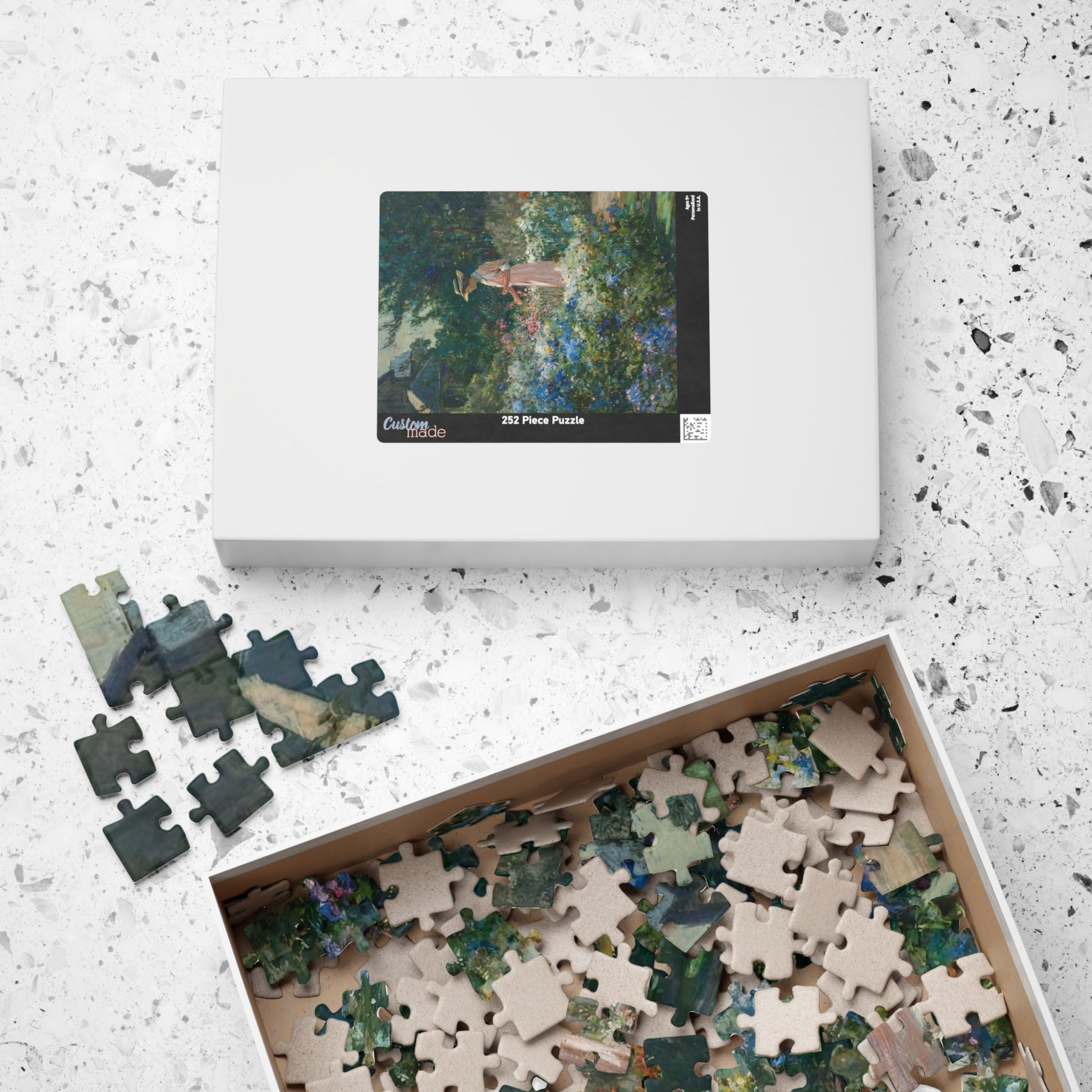 Lady in the Garden Puzzle | Abbott Fuller Graves - - 252 pcs (Vertical) - 