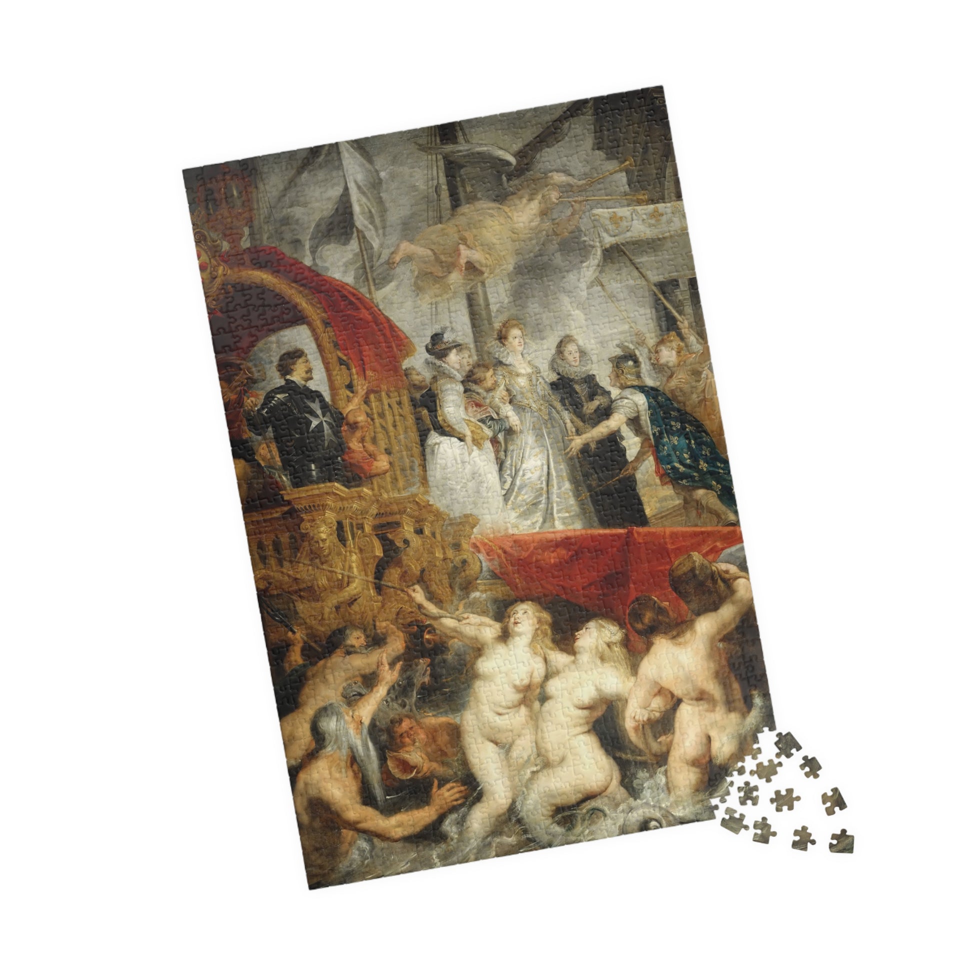 Landing of Marie de Médicis at Marseille | Peter Paul Rubens - - 1014 pcs (Vertical) - 