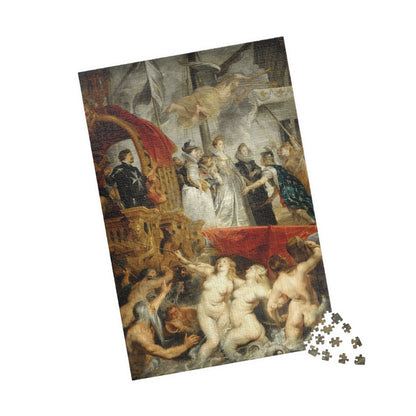 Landing of Marie de Médicis at Marseille | Peter Paul Rubens - - 1014 pcs (Vertical) - 