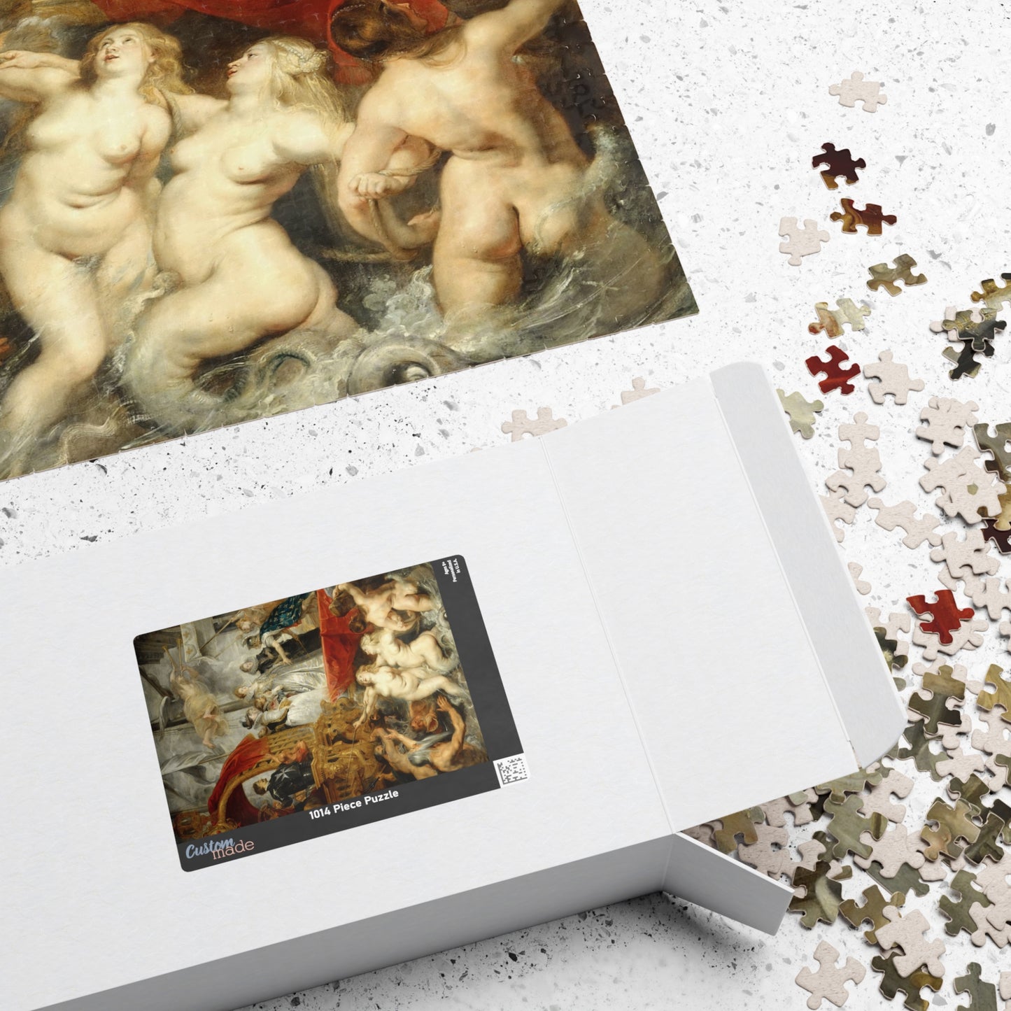 Landing of Marie de Médicis at Marseille | Peter Paul Rubens - - 1014 pcs (Vertical) - 