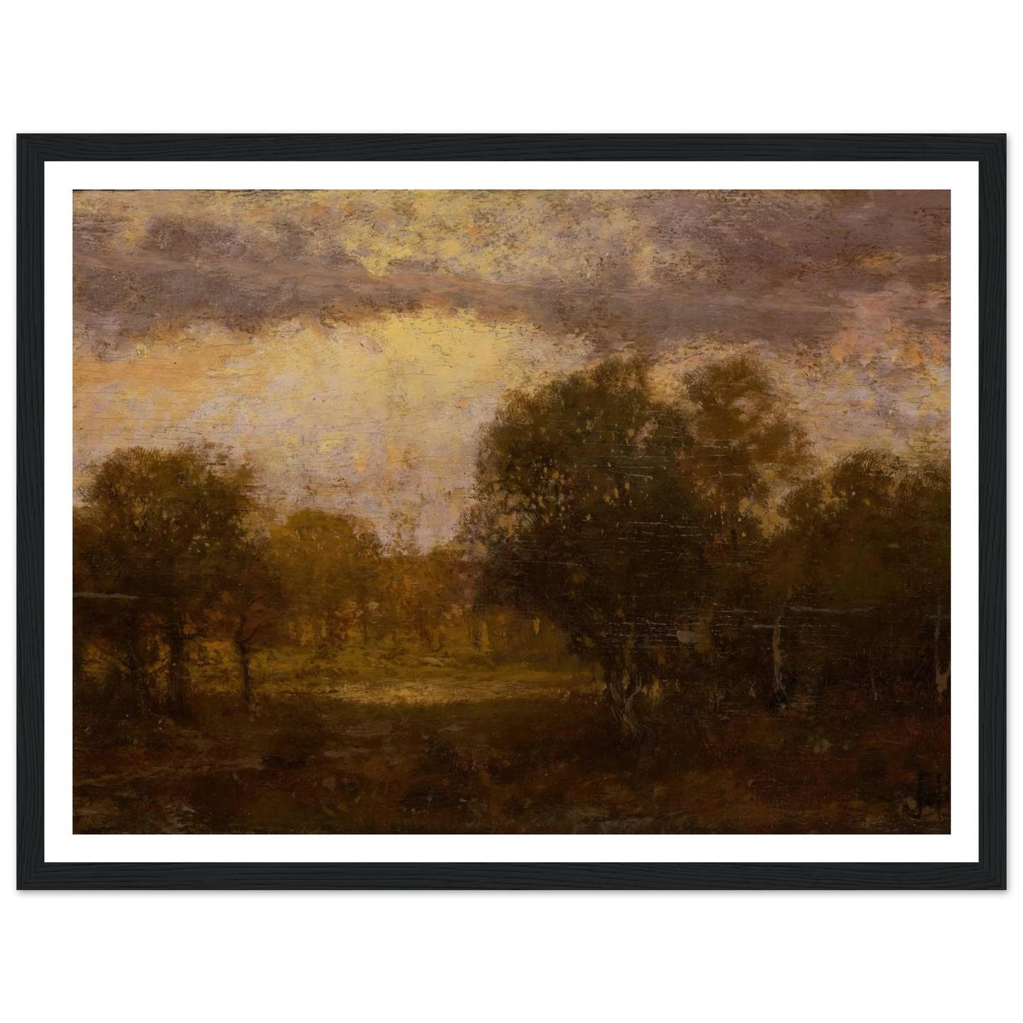 Landscape Art Print | Julian Onderdonk - Framed Poster - 30x40 cm / 12x16″ - Black frame