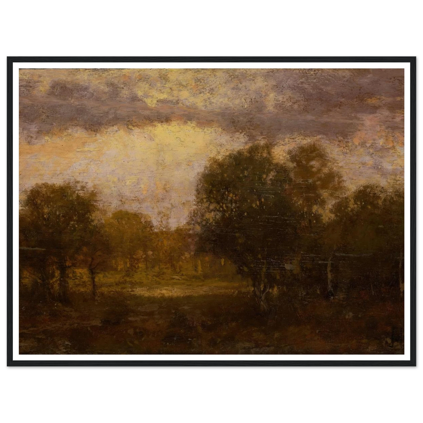 Landscape Art Print | Julian Onderdonk - Framed Poster - 30x40 cm / 12x16″ - Black frame