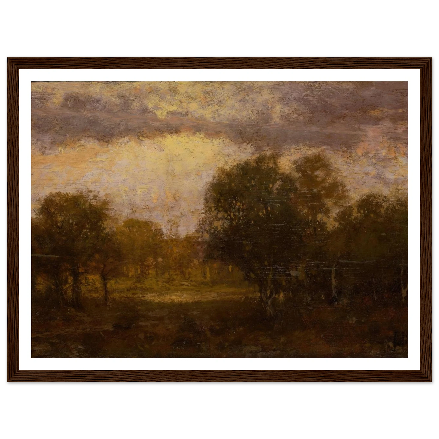 Landscape Art Print | Julian Onderdonk - Framed Poster - 30x40 cm / 12x16″ - Black frame