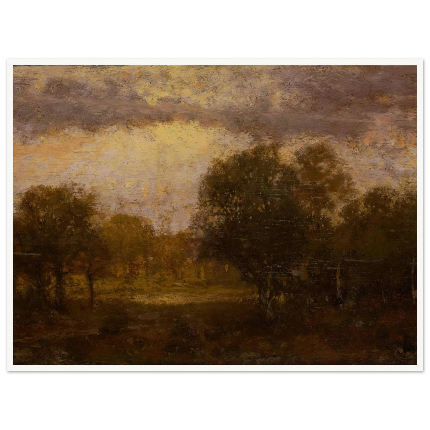 Landscape Art Print | Julian Onderdonk - Framed Poster - 30x40 cm / 12x16″ - Black frame