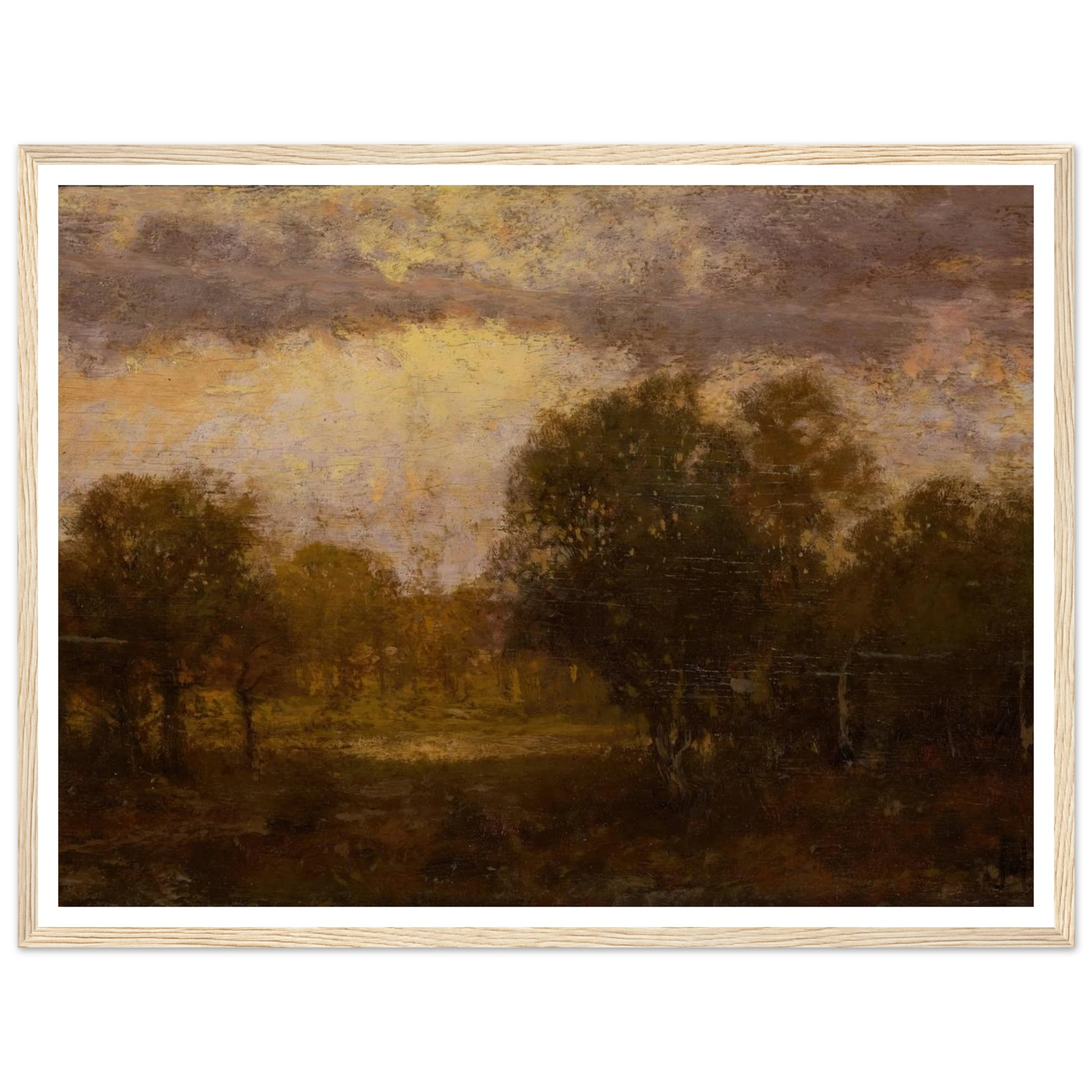 Landscape Art Print | Julian Onderdonk - Framed Poster - 30x40 cm / 12x16″ - Black frame