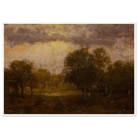 Landscape Art Print | Julian Onderdonk - Framed Poster - 30x40 cm / 12x16″ - Black frame