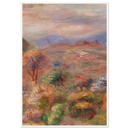 Landscape (Paysage) (c. 1911) Art Print | Pierre Auguste Renoir - Framed Poster - 30x40 cm / 12x16″ - Black frame