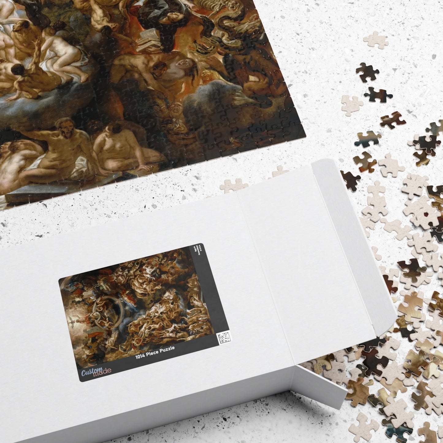 Last Judgment Puzzle | Jacob Jordaens the Elder - - 1014 pcs (Vertical) - 