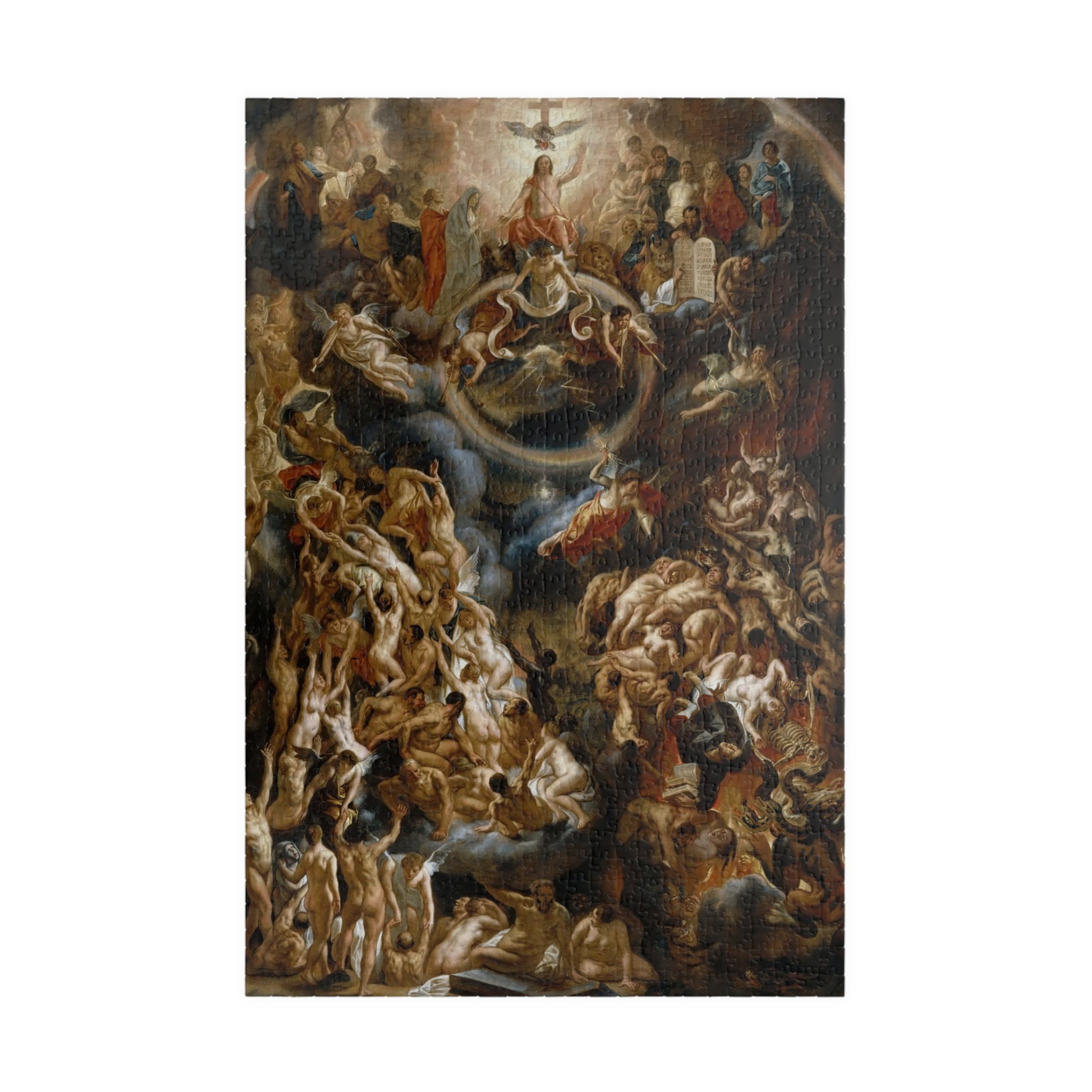 Last Judgment Puzzle | Jacob Jordaens the Elder - - 1014 pcs (Vertical) - 