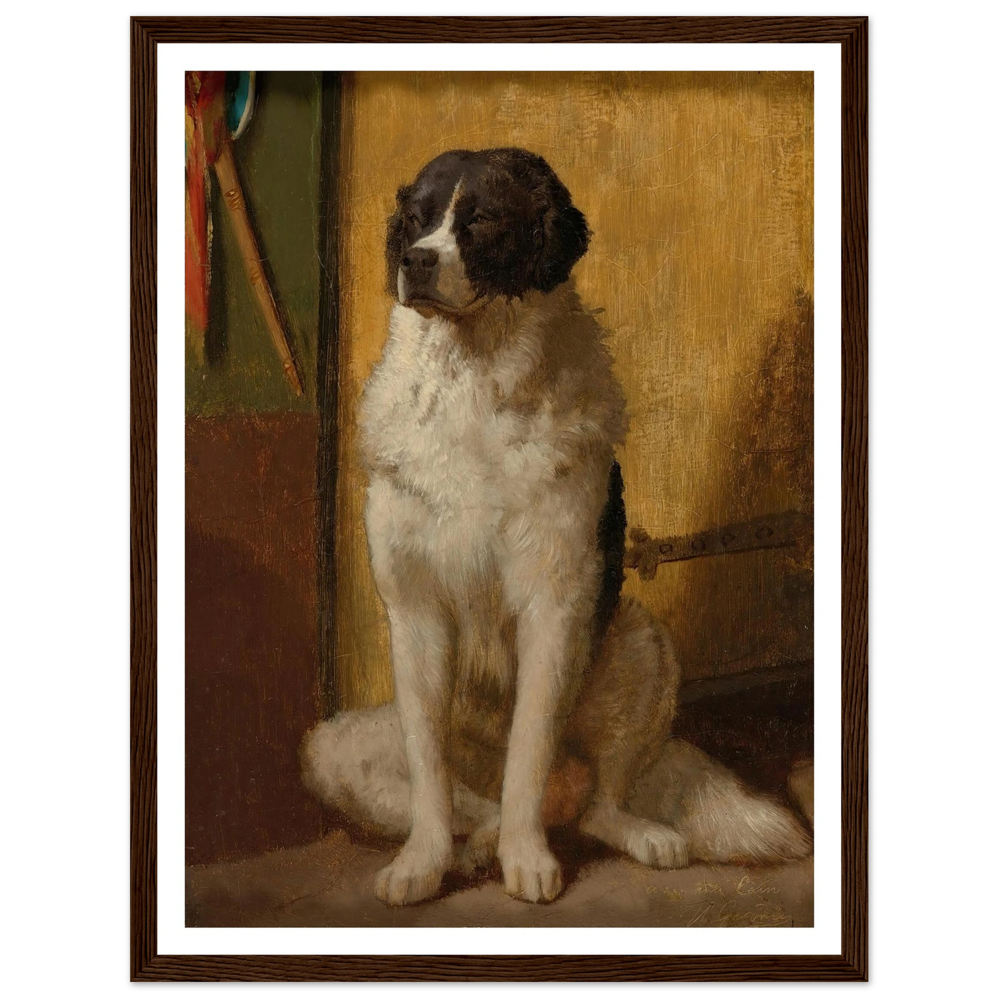 L’attente Art Print | Jean Leon Gerome - Framed Poster - 30x40 cm / 12x16″ - Black frame