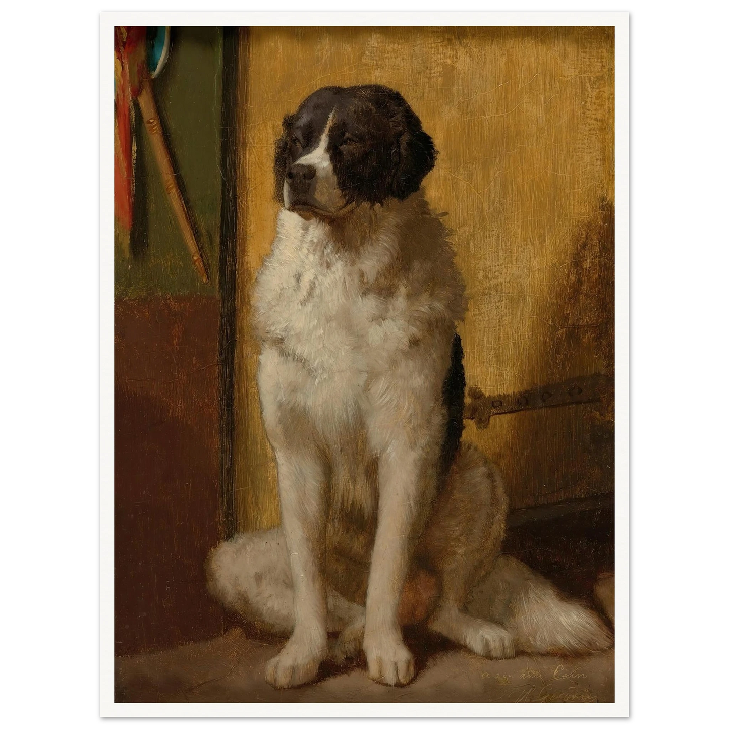 L’attente Art Print | Jean Leon Gerome - Framed Poster - 30x40 cm / 12x16″ - Black frame