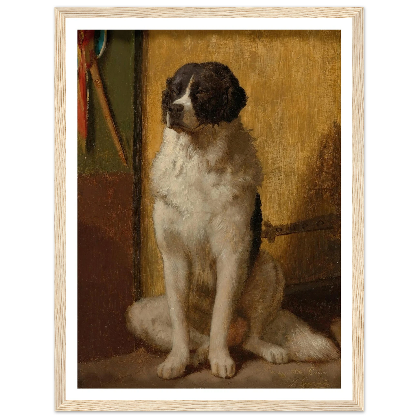 L’attente Art Print | Jean Leon Gerome - Framed Poster - 30x40 cm / 12x16″ - Black frame