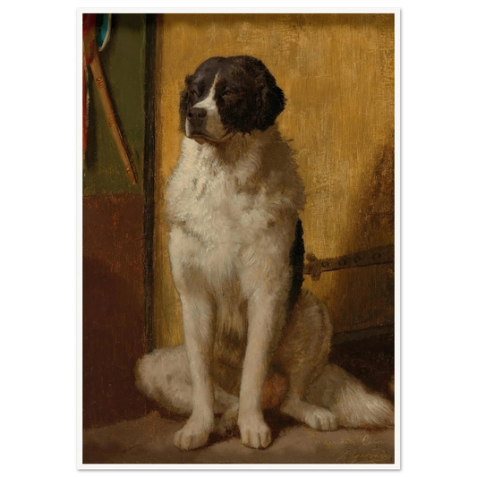 L’attente Art Print | Jean Leon Gerome - Framed Poster - 30x40 cm / 12x16″ - Black frame