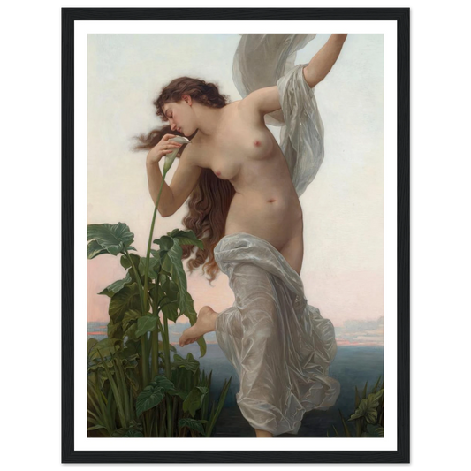 L’aurore Art Print | William Bouguereau - Framed Poster - 30x40 cm / 12x16″ - Black frame