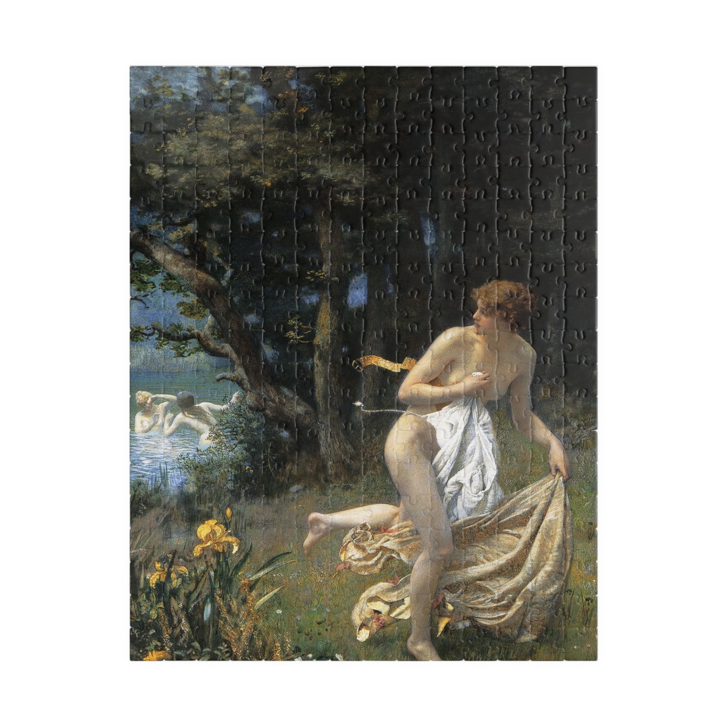 Le fanciulle di Diana Puzzle | Edward Robert Hughes - - 252 pcs (Vertical) - 