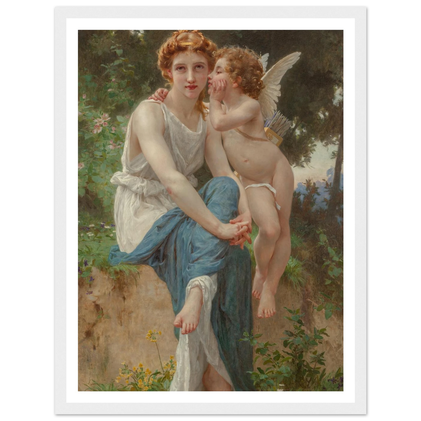 Le secret d’Amour Art Print | Guillaume Seignac - Framed Poster - 30x40 cm / 12x16″ - Black frame