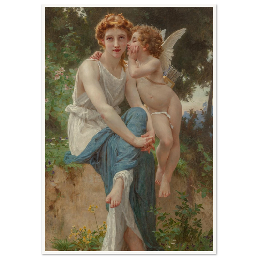 Le secret d’Amour Art Print | Guillaume Seignac - Framed Poster - 30x40 cm / 12x16″ - Black frame