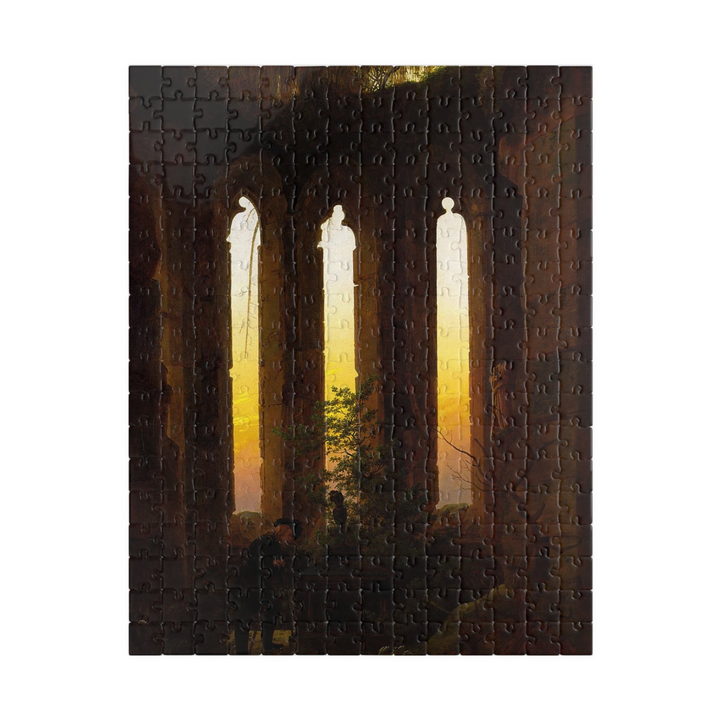 Le Tombeau d'Ulrich von Hutten Puzzle | Caspar David Friedrich - - 252 pcs (Vertical) - 