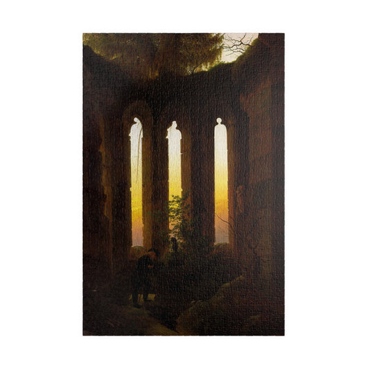 Le Tombeau d'Ulrich von Hutten Puzzle | Caspar David Friedrich - - 252 pcs (Vertical) - 