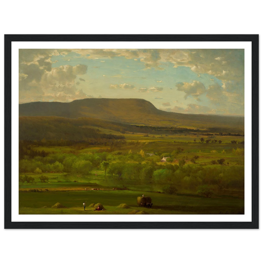 Leeds, New York (1867) Art Print | George Inness - Framed Poster - 30x40 cm / 12x16″ - Black frame