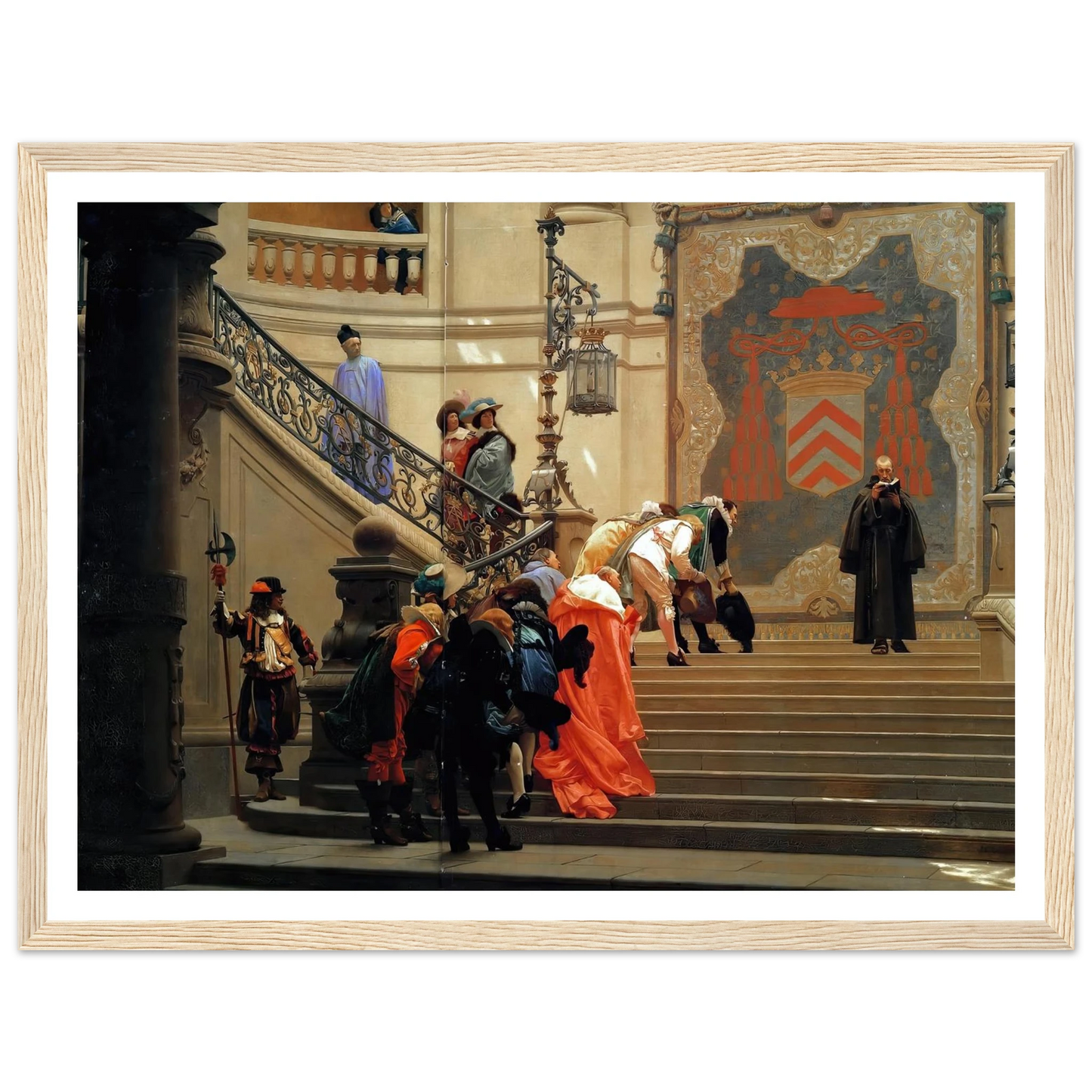 L’eminence Grise (1873) Art Print | Jean Leon Gerome - Framed Poster - 30x40 cm / 12x16″ - Black frame