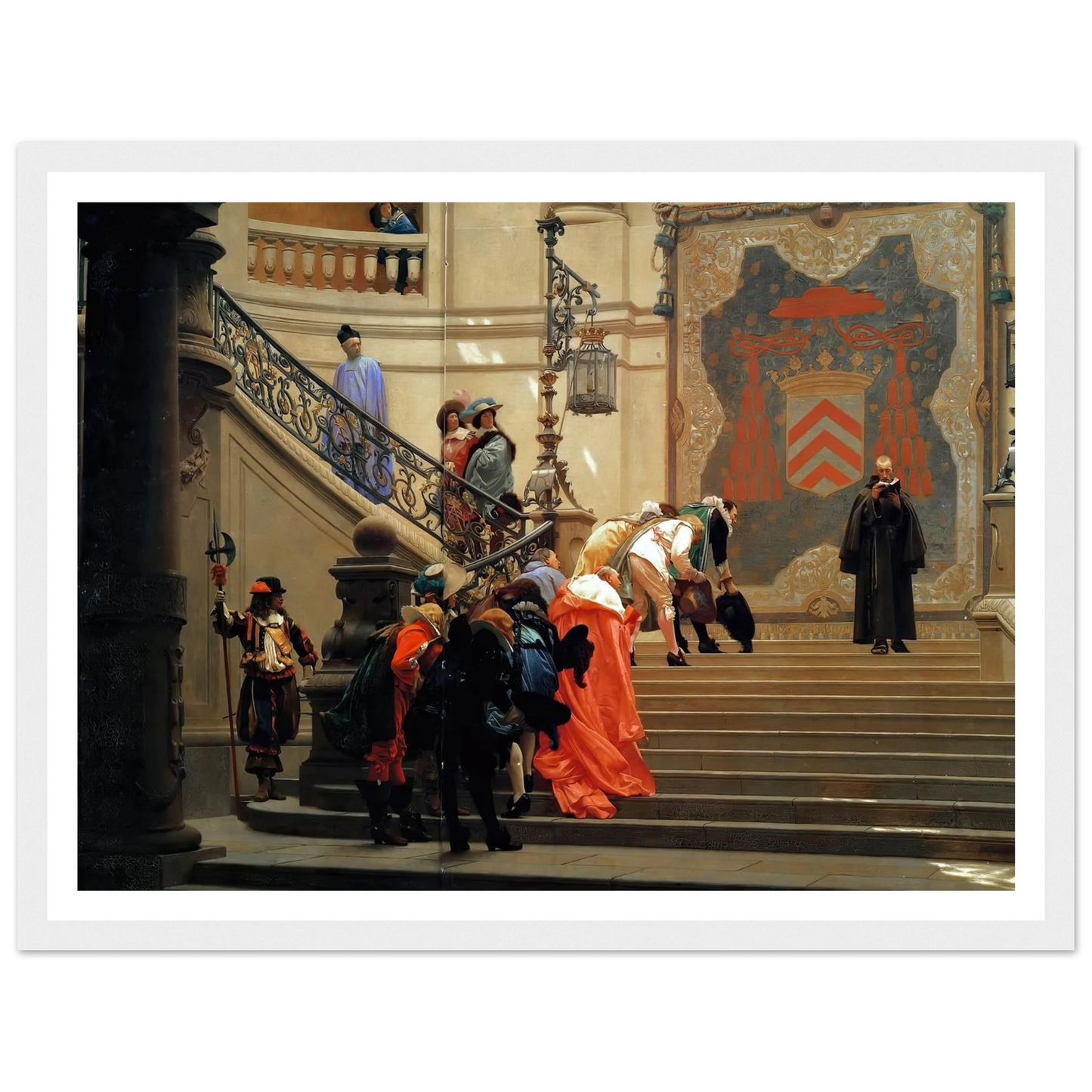 L’eminence Grise (1873) Art Print | Jean Leon Gerome - Framed Poster - 30x40 cm / 12x16″ - Black frame