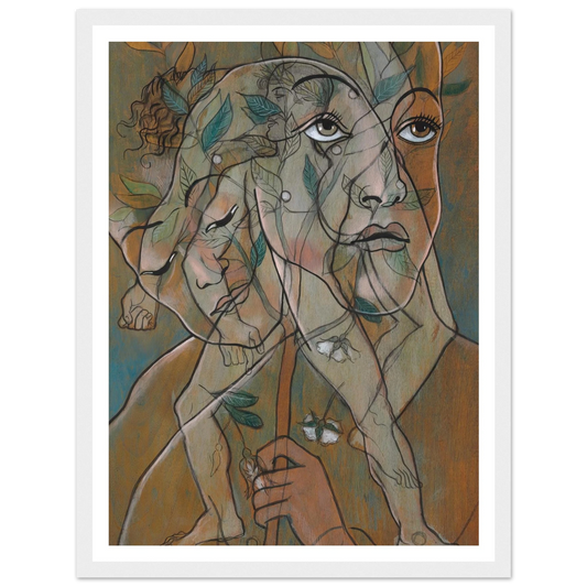 Ligustri (circa 1929) Art Print | Francis Picabia - Framed Poster - 30x40 cm / 12x16″ - Black frame