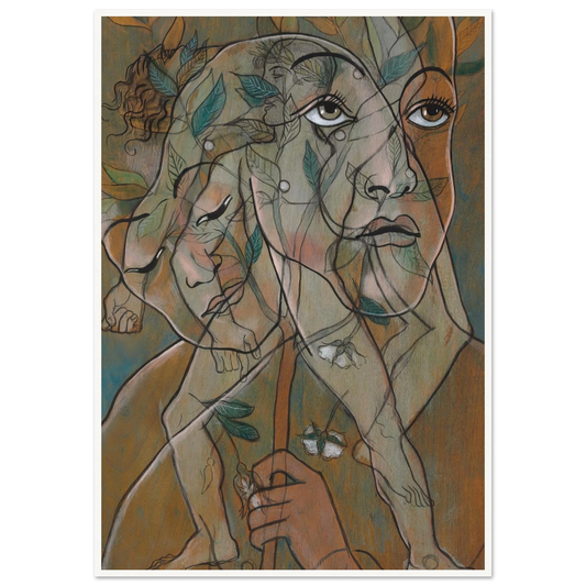 Ligustri (circa 1929) Art Print | Francis Picabia - Framed Poster - 30x40 cm / 12x16″ - Black frame