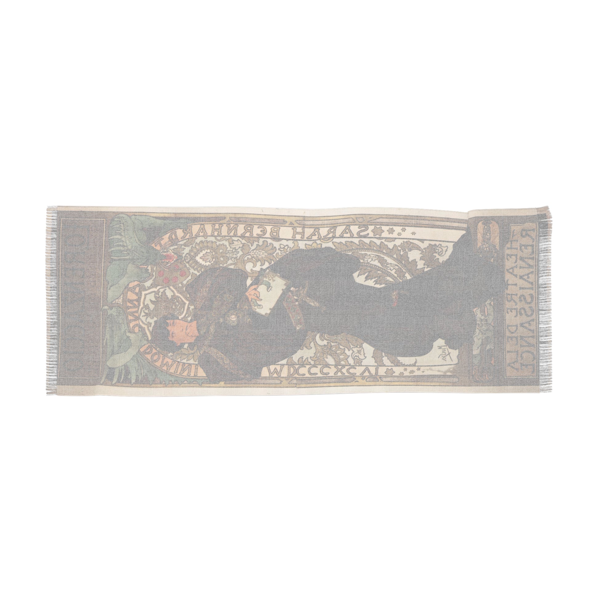 Lorenzaccio | Alphonse Mucha Scarf – Art Nouveau Scarf - - 27" × 71'' - 