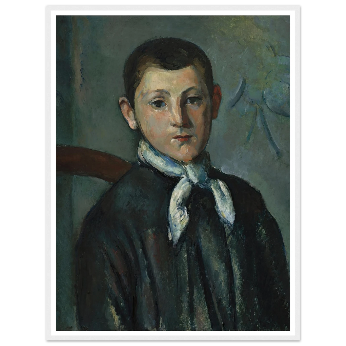 Louis Guillaume (1879-1890) Art Print | Paul Cezanne - Framed Poster - 30x40 cm / 12x16″ - Black frame