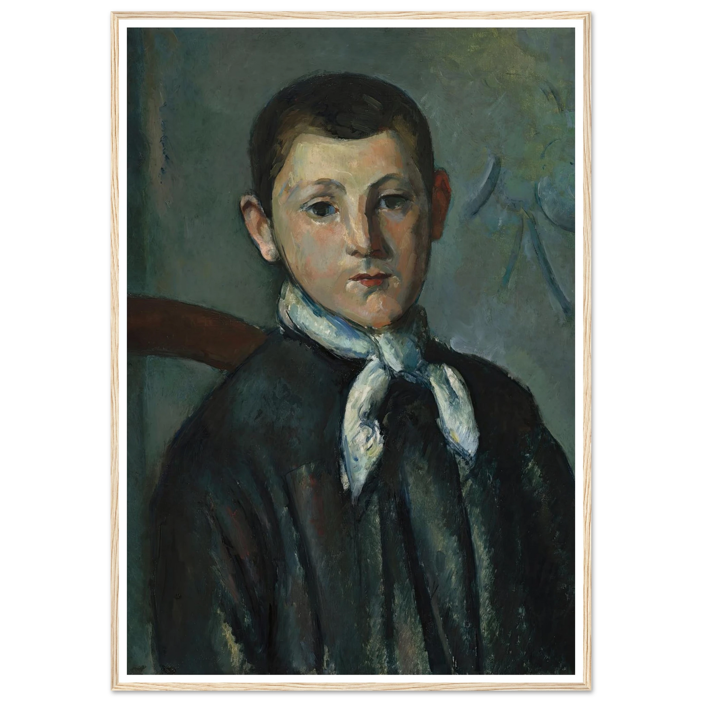 Louis Guillaume (1879-1890) Art Print | Paul Cezanne - Framed Poster - 30x40 cm / 12x16″ - Black frame