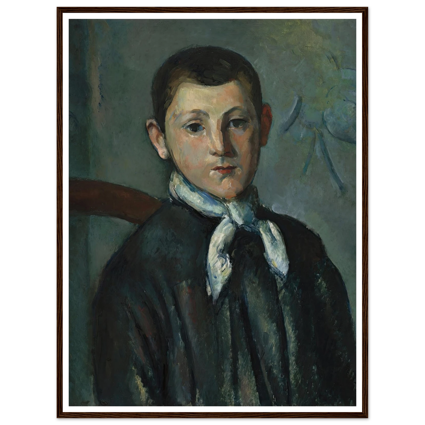 Louis Guillaume (1879-1890) Art Print | Paul Cezanne - Framed Poster - 30x40 cm / 12x16″ - Black frame