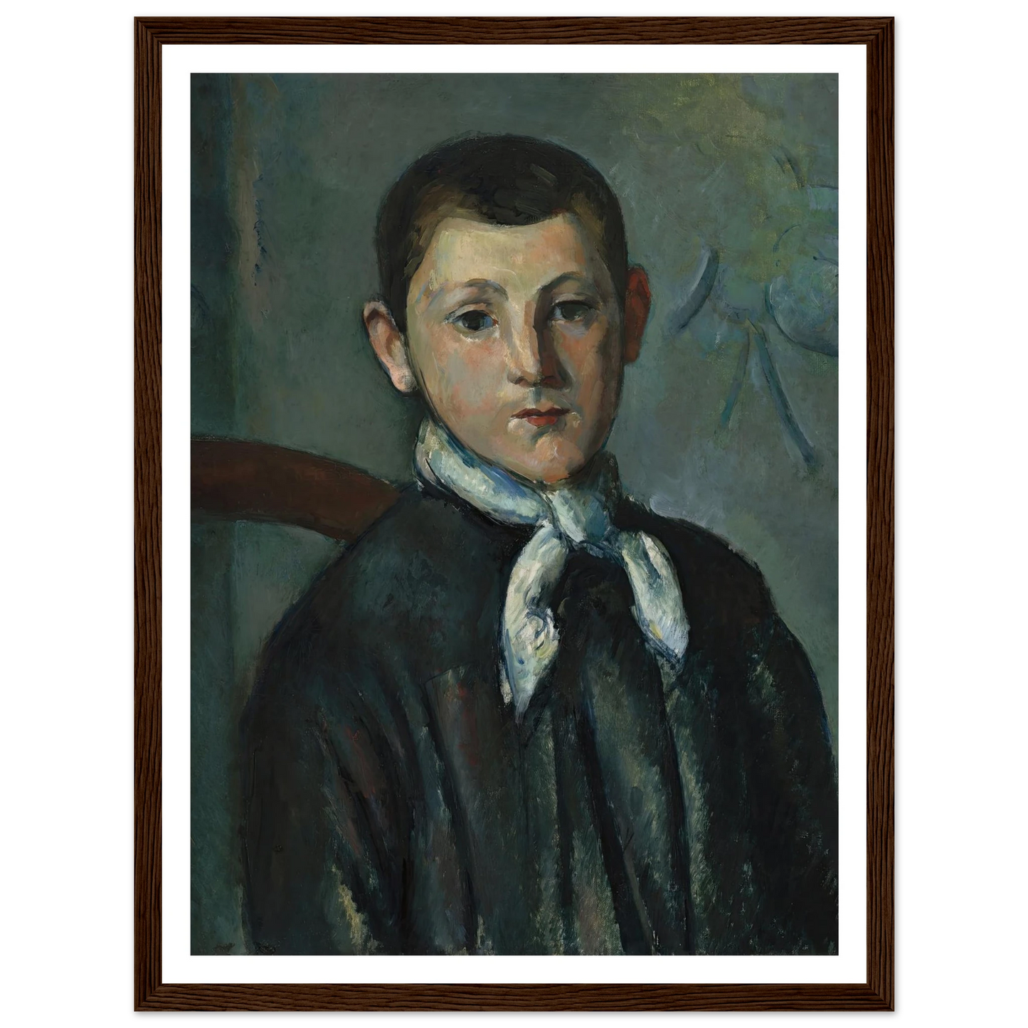 Louis Guillaume (1879-1890) Art Print | Paul Cezanne - Framed Poster - 30x40 cm / 12x16″ - Black frame