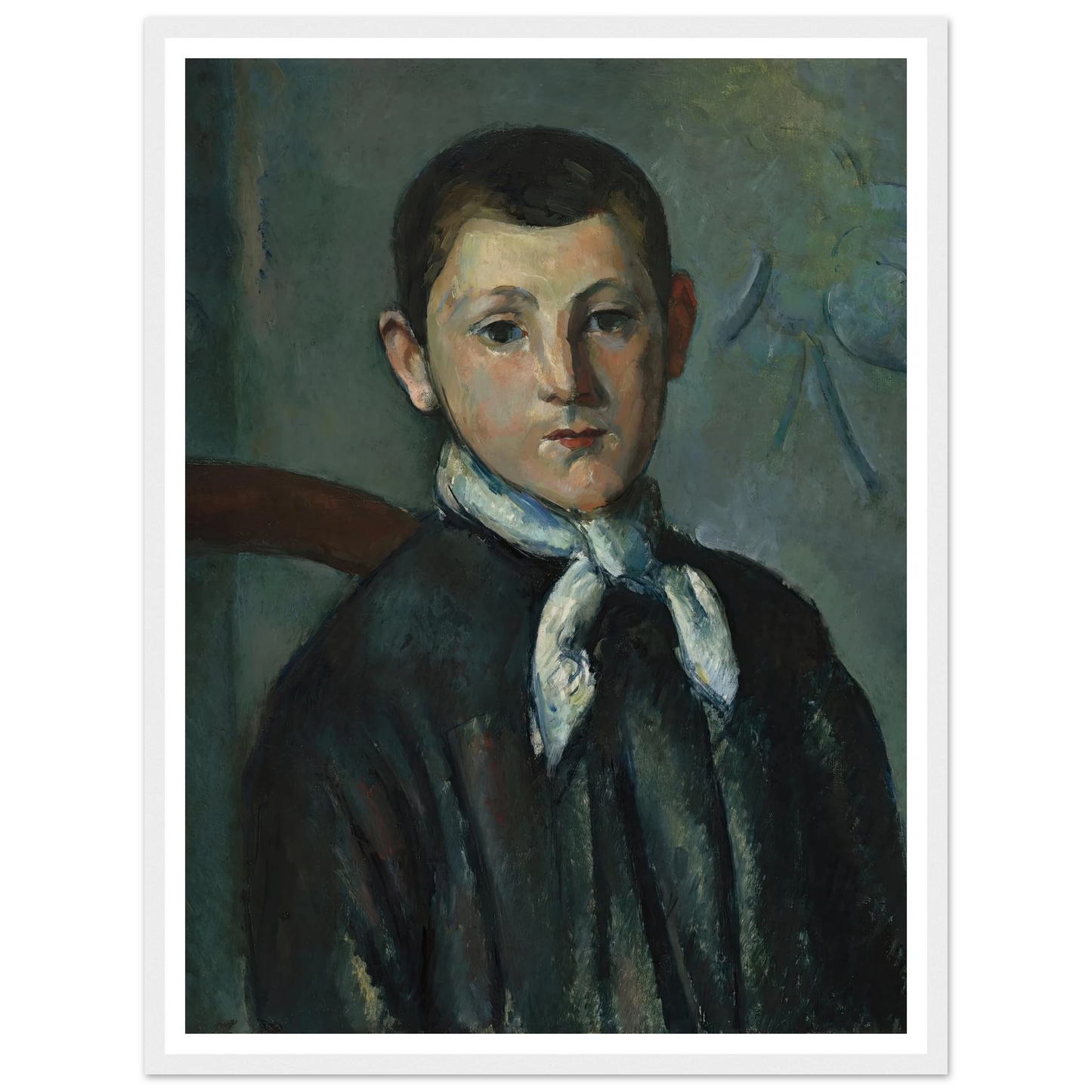 Louis Guillaume (1879-1890) Art Print | Paul Cezanne - Framed Poster - 30x40 cm / 12x16″ - Black frame