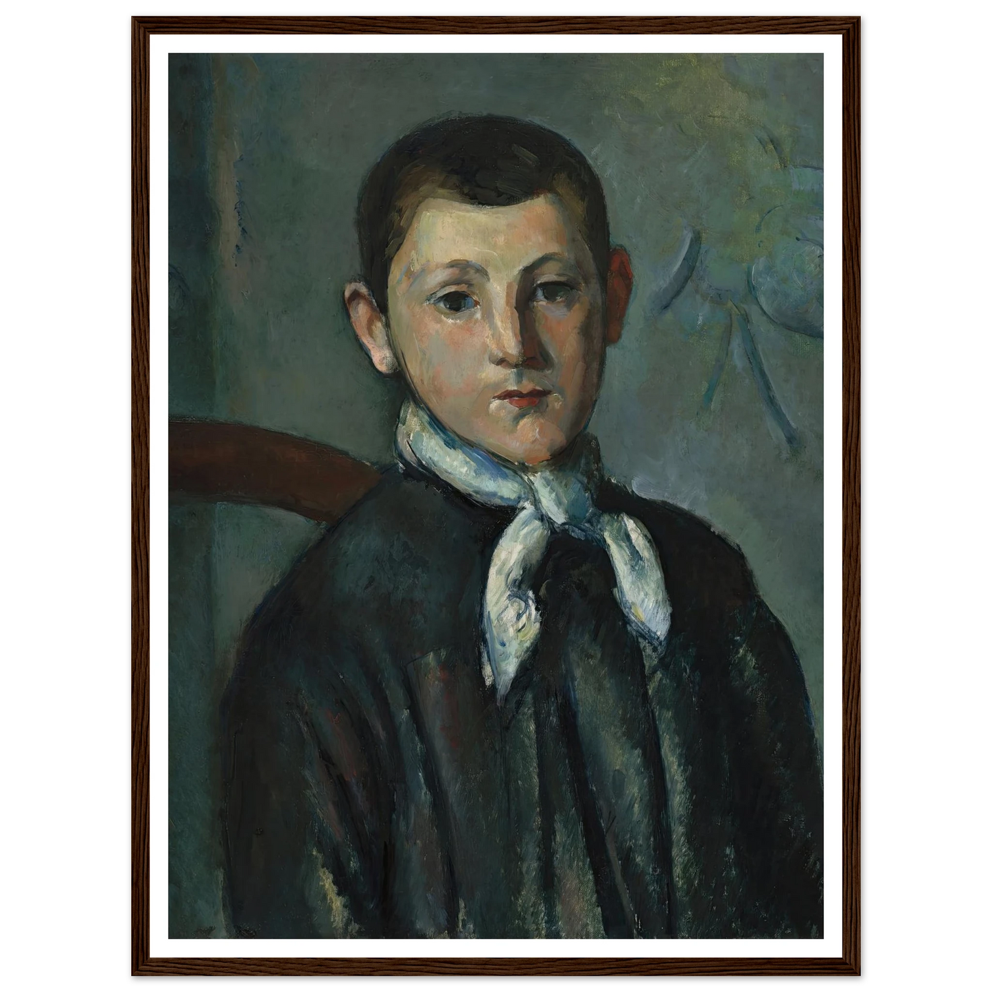 Louis Guillaume (1879-1890) Art Print | Paul Cezanne - Framed Poster - 30x40 cm / 12x16″ - Black frame