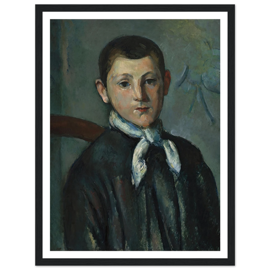 Louis Guillaume (1879-1890) Art Print | Paul Cezanne - Framed Poster - 30x40 cm / 12x16″ - Black frame