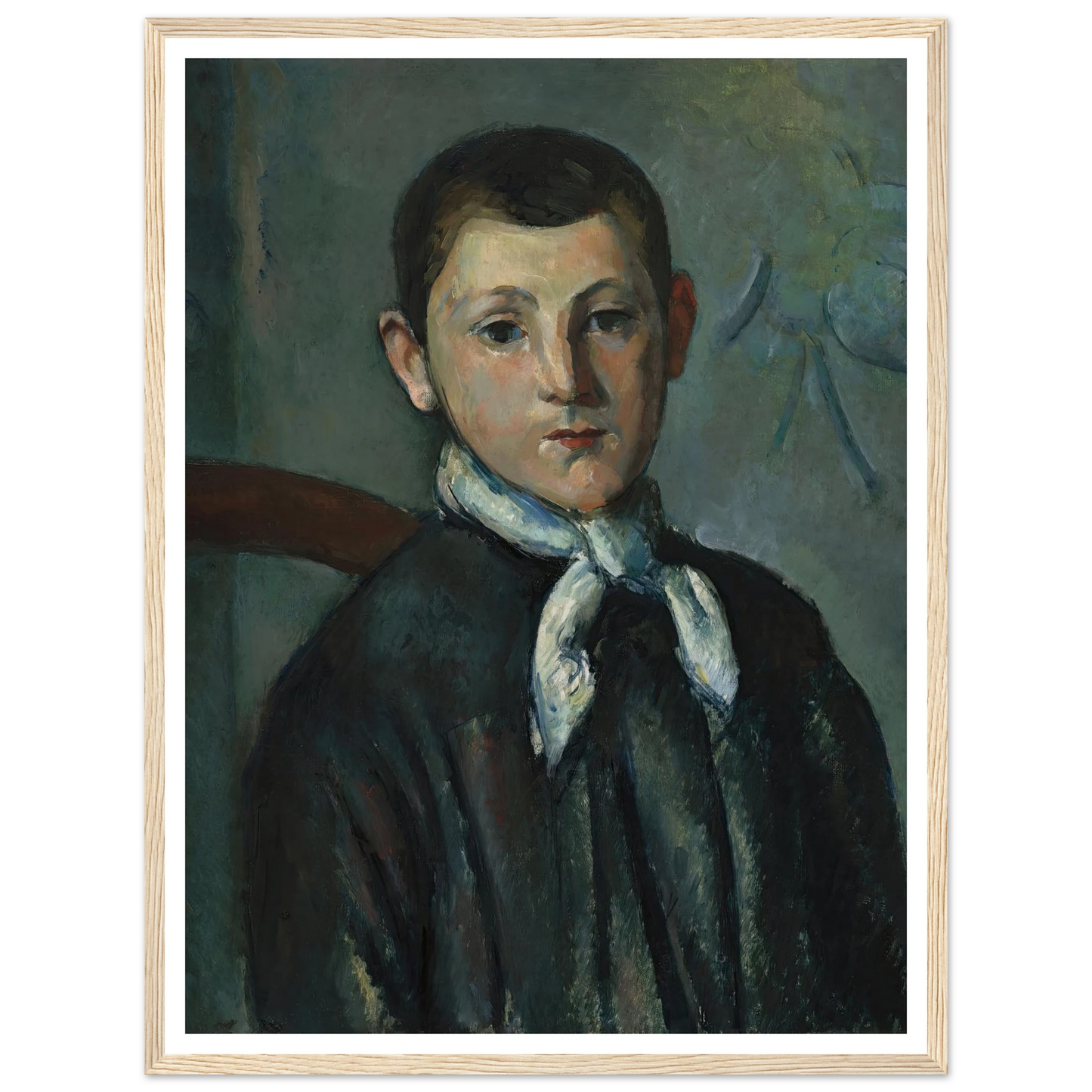 Louis Guillaume (1879-1890) Art Print | Paul Cezanne - Framed Poster - 30x40 cm / 12x16″ - Black frame