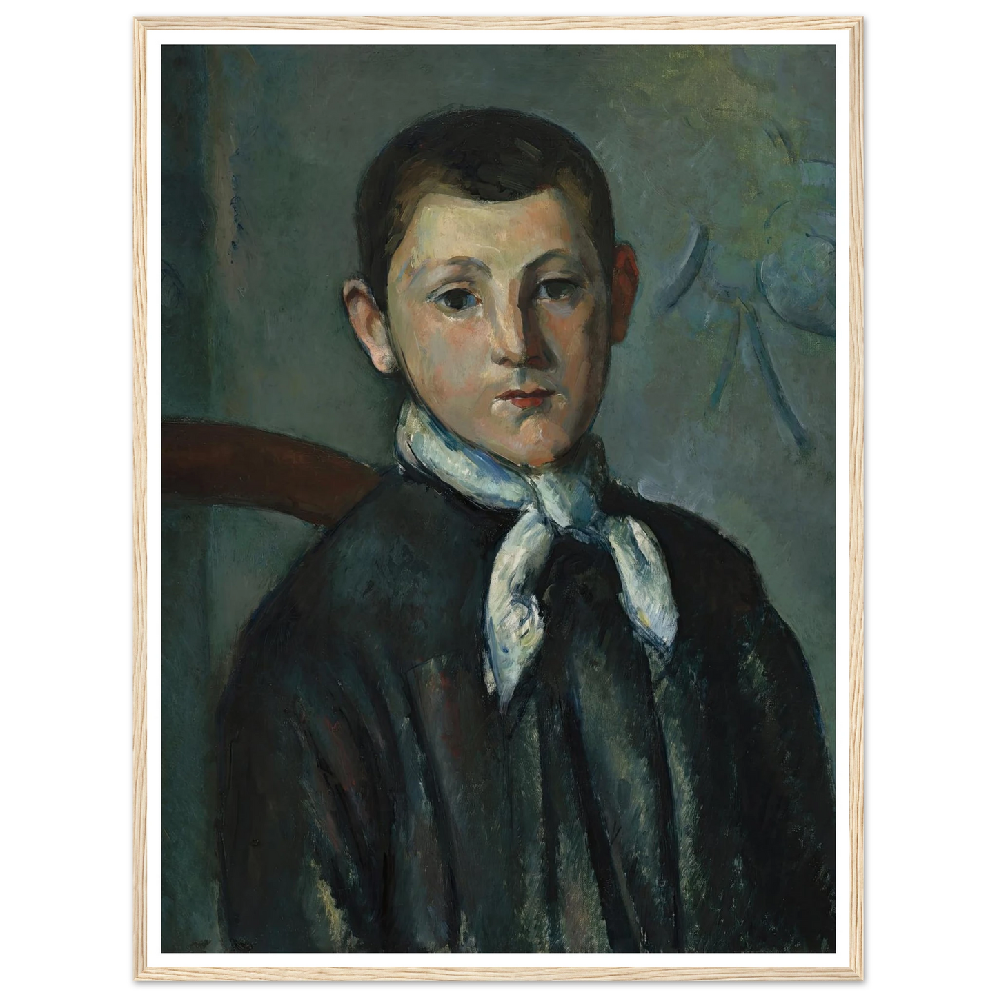 Louis Guillaume (1879-1890) Art Print | Paul Cezanne - Framed Poster - 30x40 cm / 12x16″ - Black frame