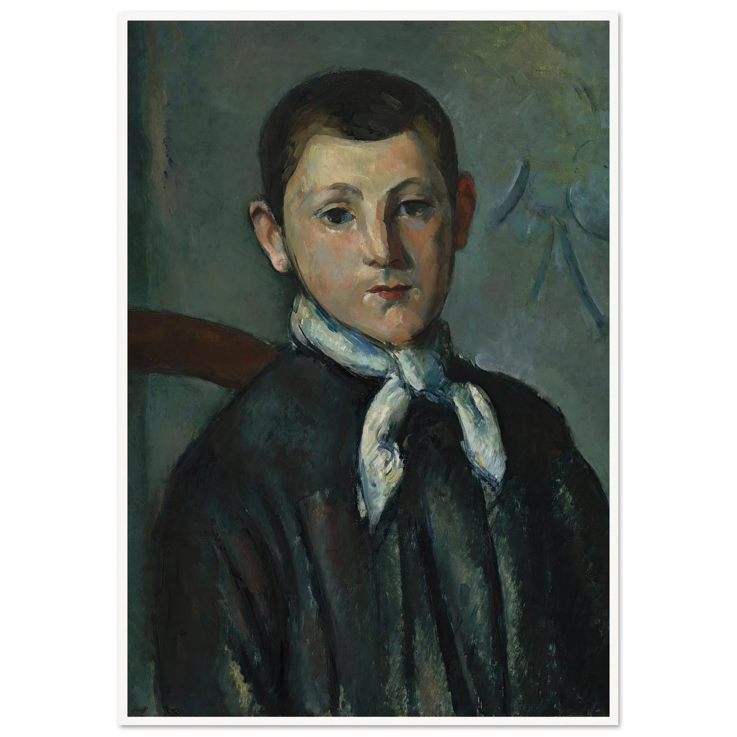 Louis Guillaume (1879-1890) Art Print | Paul Cezanne - Framed Poster - 30x40 cm / 12x16″ - Black frame