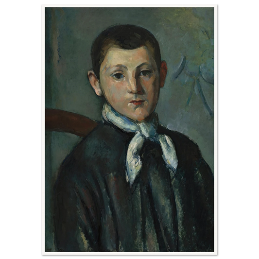 Louis Guillaume (1879-1890) Art Print | Paul Cezanne - Framed Poster - 30x40 cm / 12x16″ - Black frame